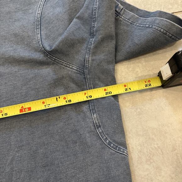 Lululemon Shirt Mens Medium Blue Fundamental Tee Short Sleeve Crew Neck Casual - Picture 5 of 9